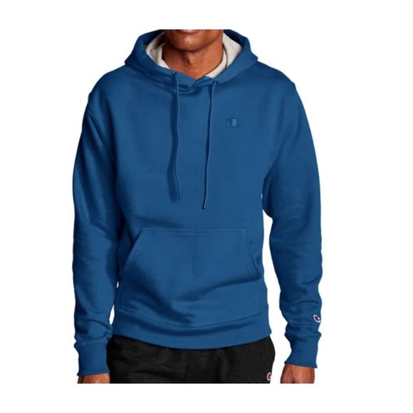 blue champion mens hoodie
